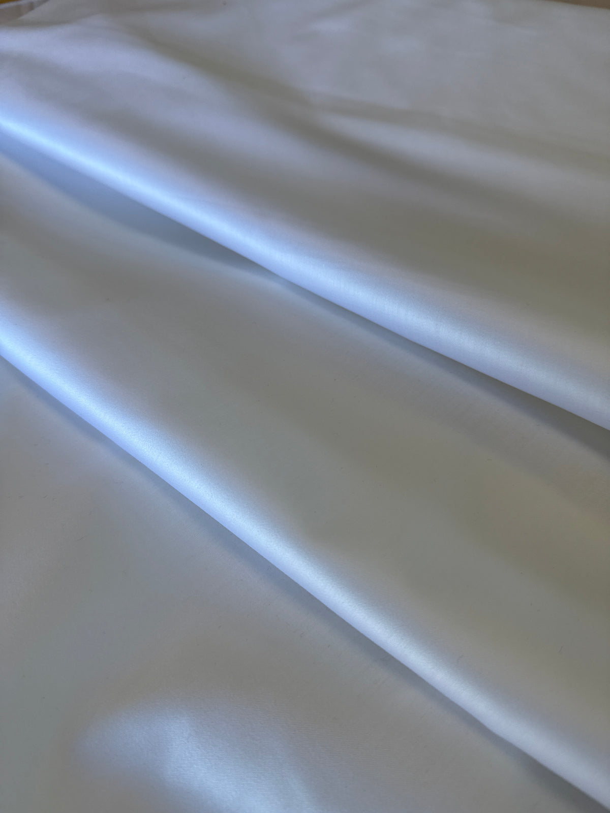 Cotton Sateen, Solid – White