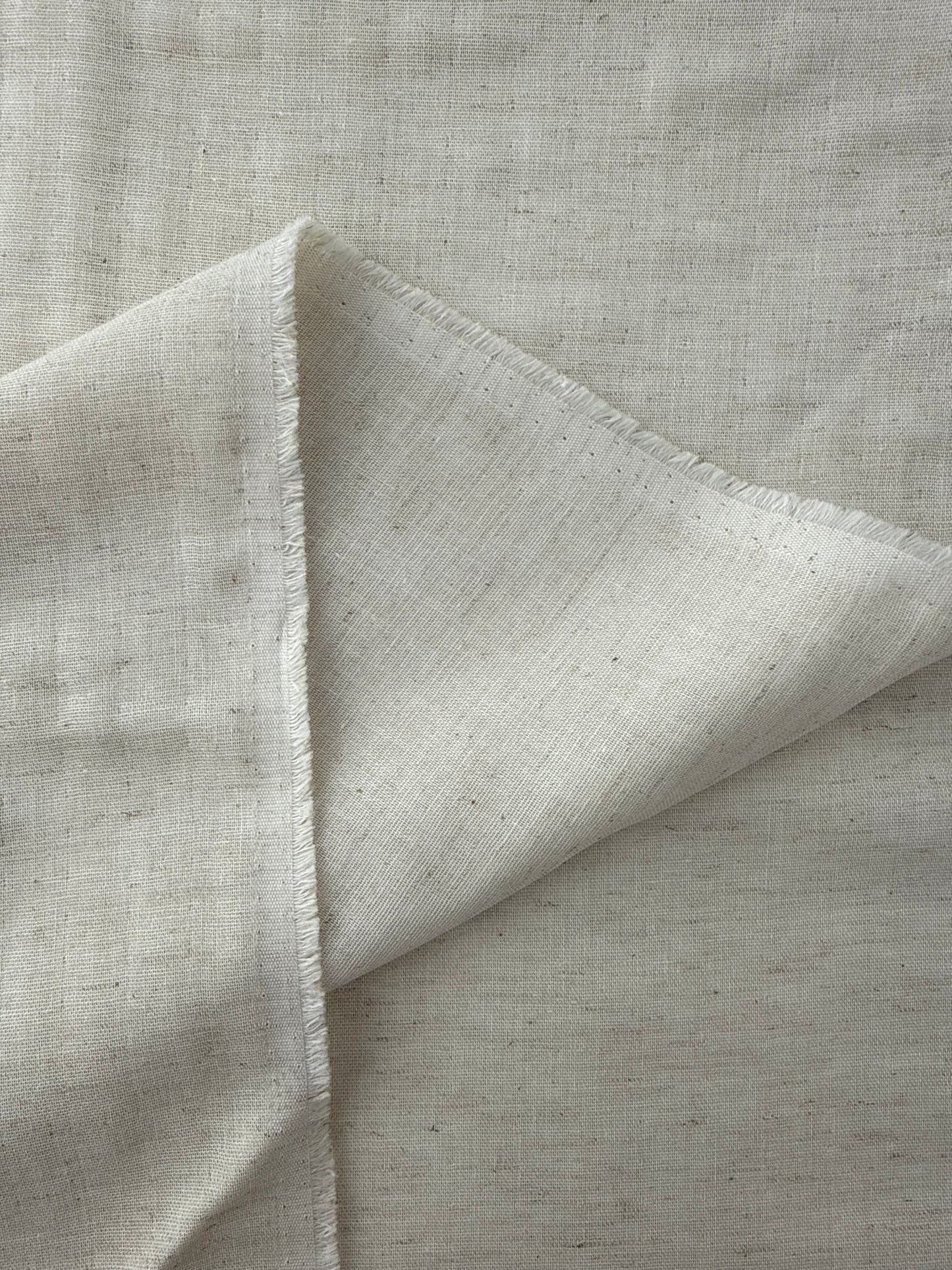 nani IRO Organic Cotton/Linen Double Gauze, Natural