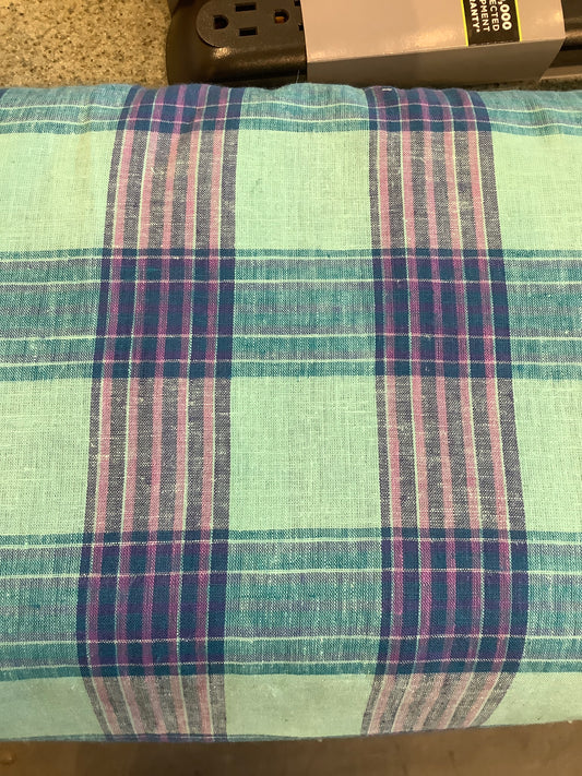 Linen, plaid