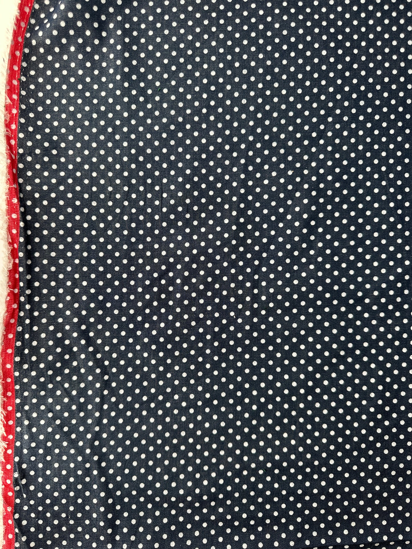 Chambray, Cotton, Indigo Mini Dots