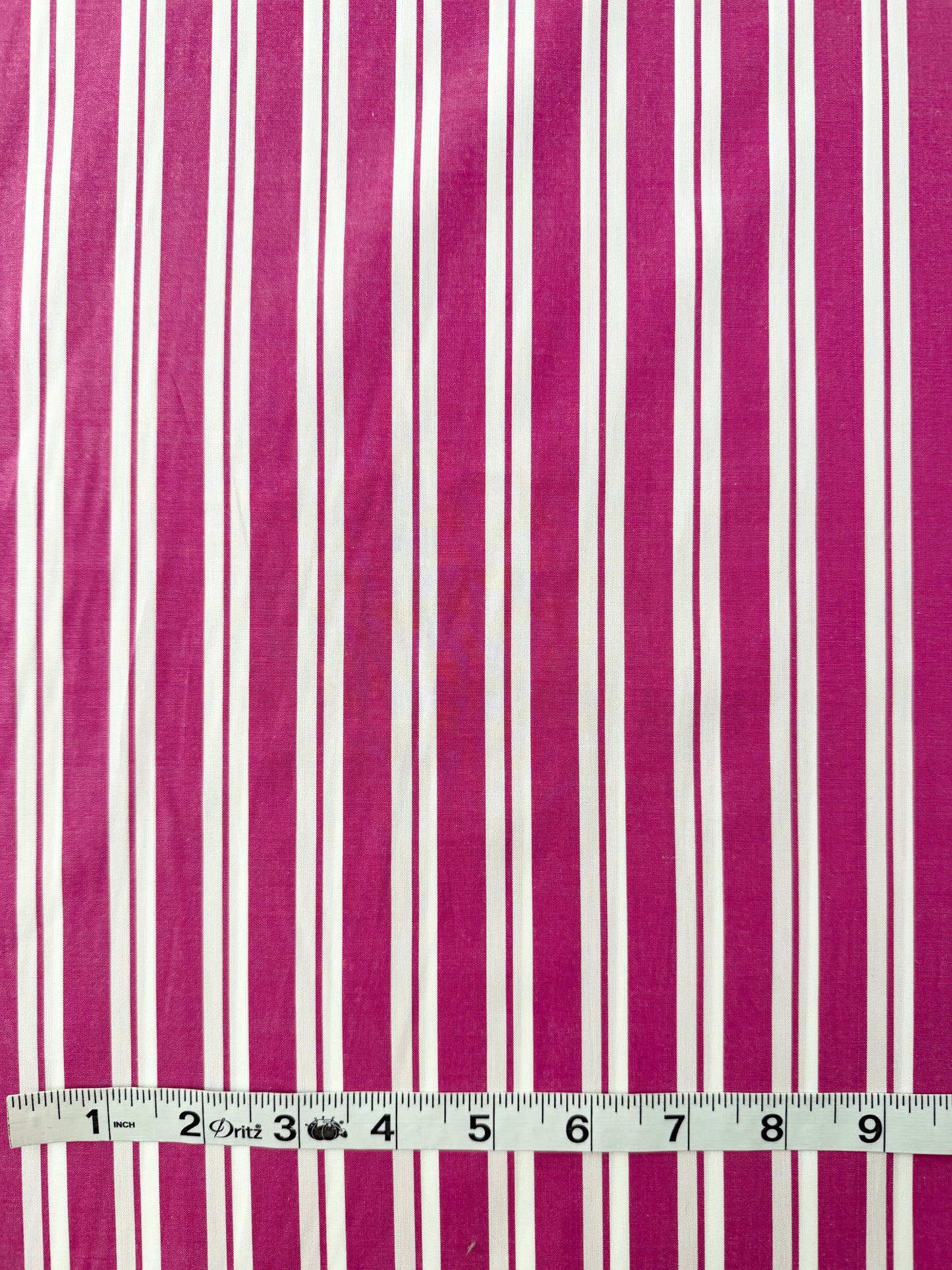 Cotton Shirting, Pink Double Stripe