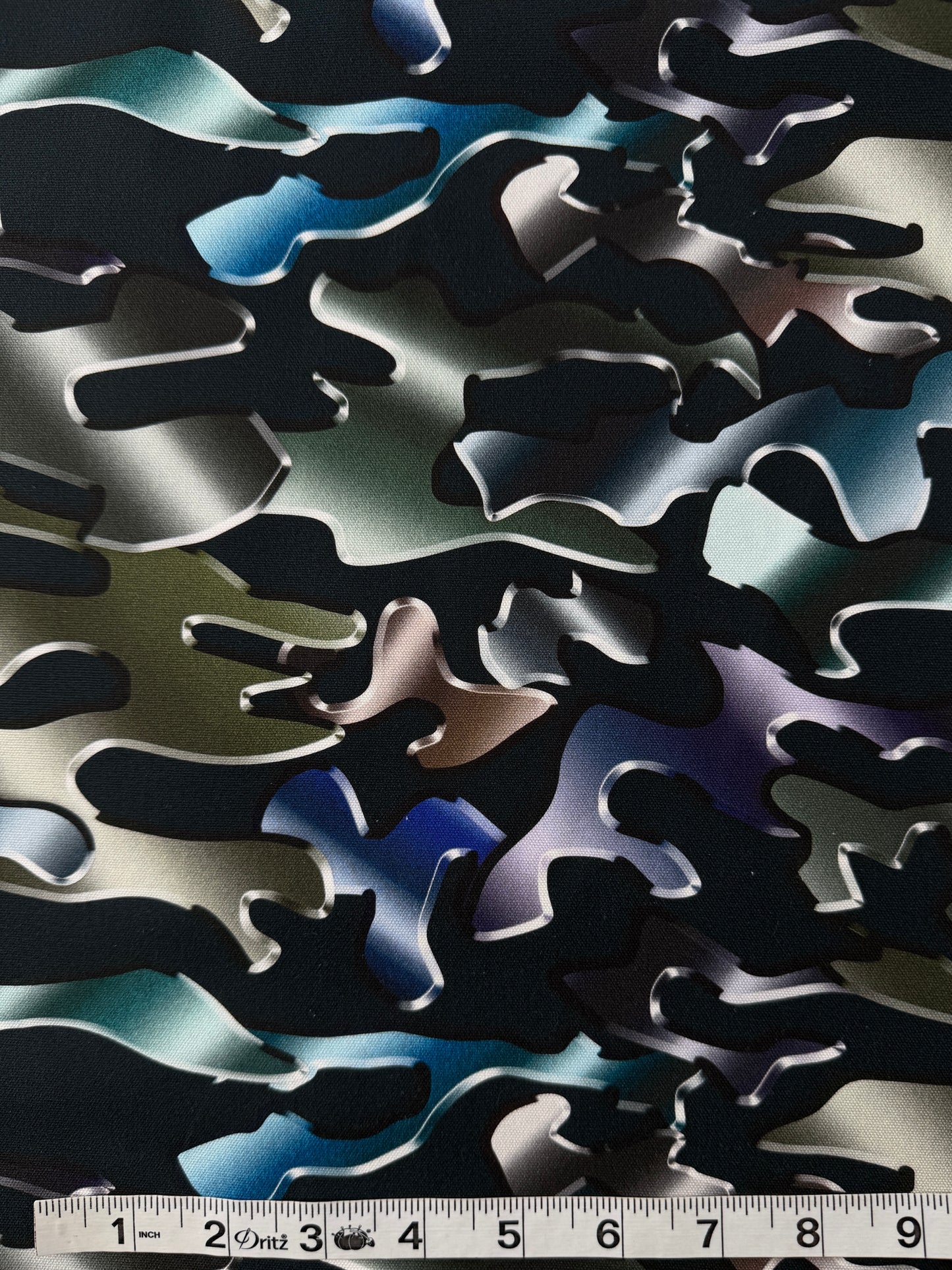 Nora Cotton Oxford, 3D Camouflage