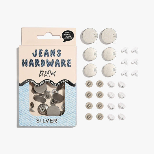 Jeans Hardware Kit | Silver