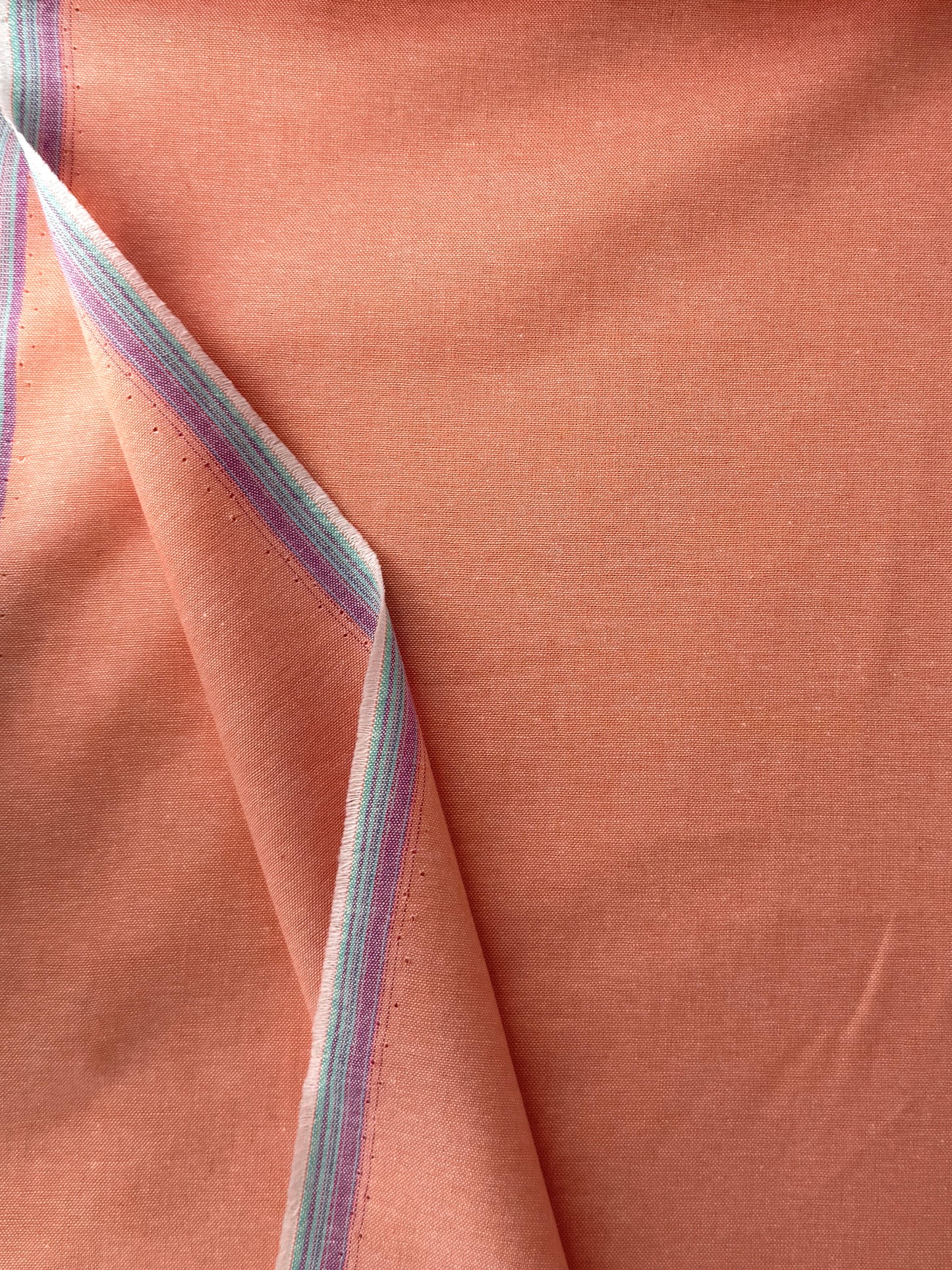 Cotton Chambray, Melon