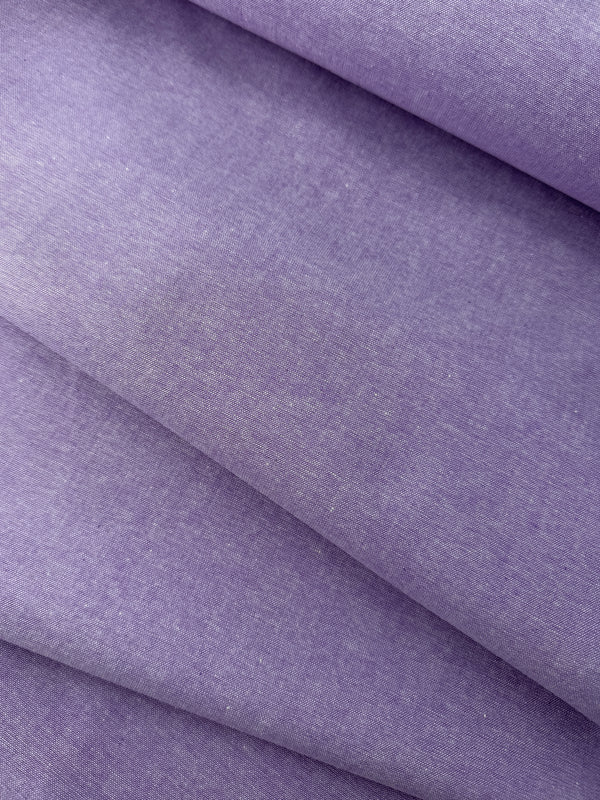 Cotton Chambray, Lilac