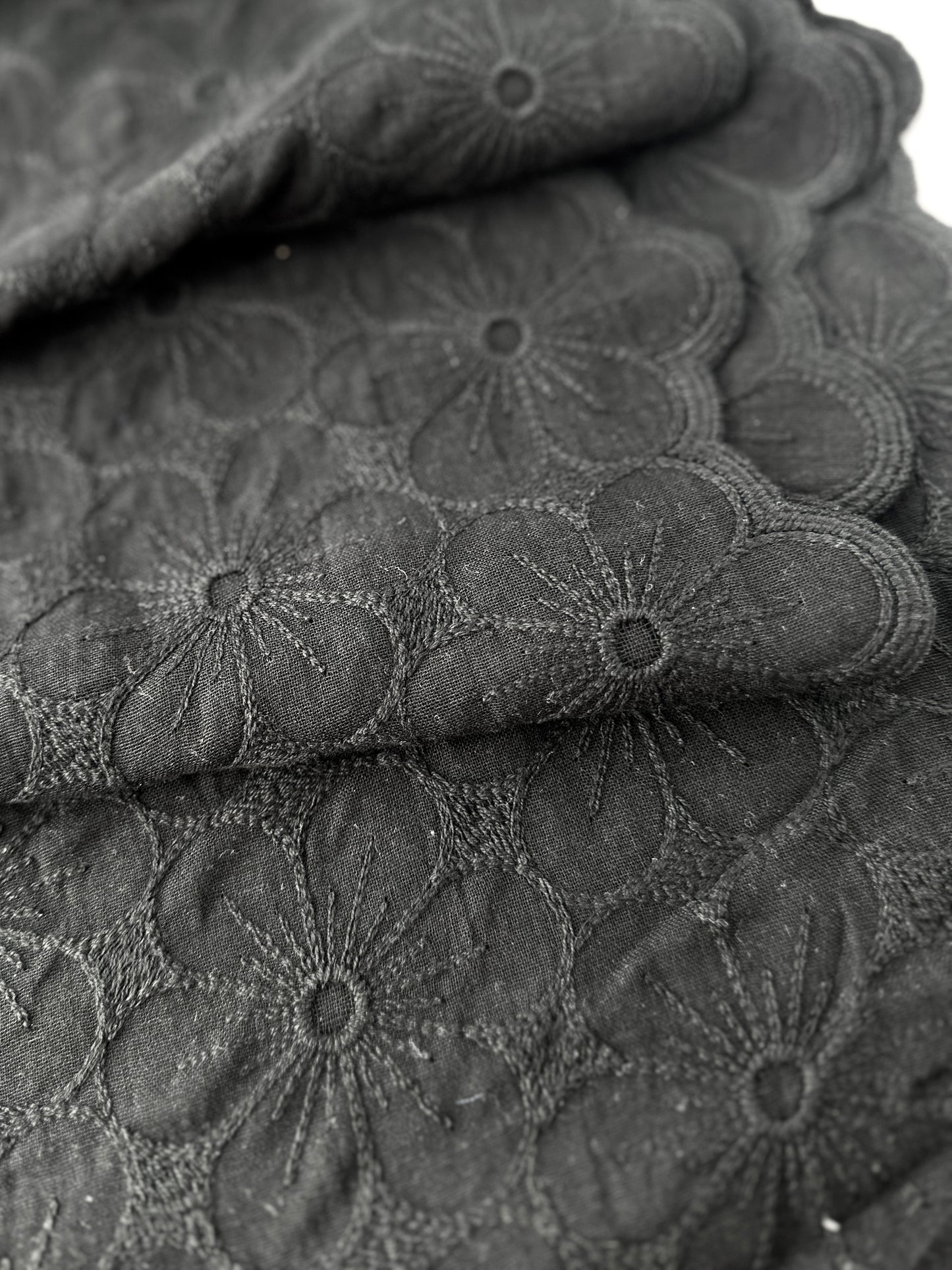 Japanese Embroidered Cotton, Flowers – Inkwell