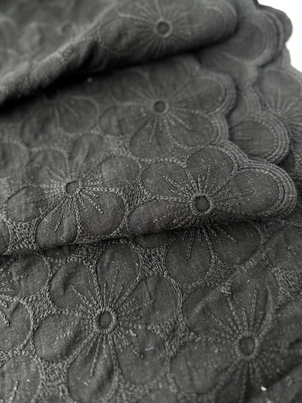 Japanese Embroidered Cotton, Flowers – Inkwell