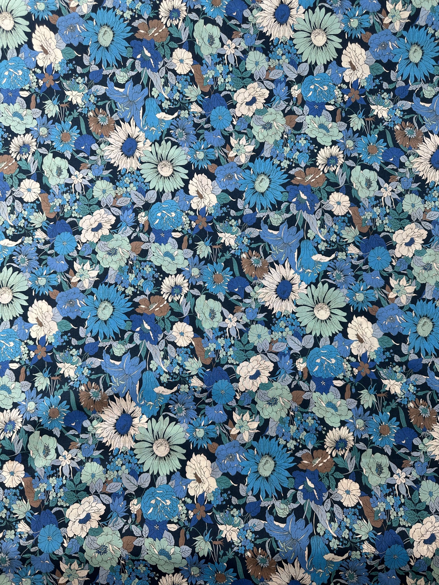 Japanese Cotton Lawn, Multicolor Floral