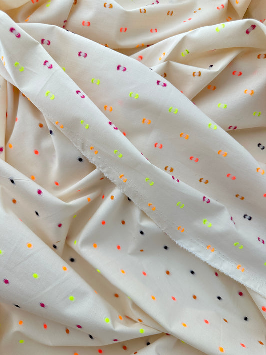 FIGO Cotton Sheeting, Intervals Cream