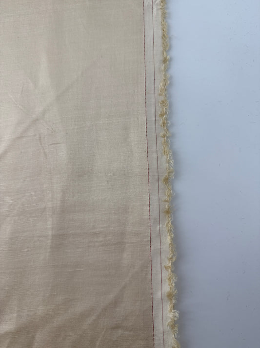 Linen/Viscose Plain Weave, Cream