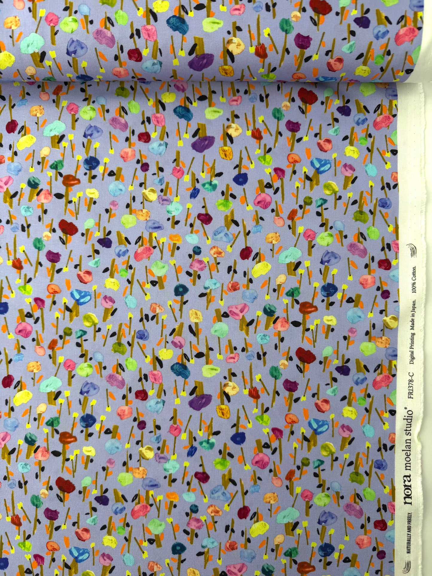 Nora Cotton Sheeting, Effortless Beauty - Purple