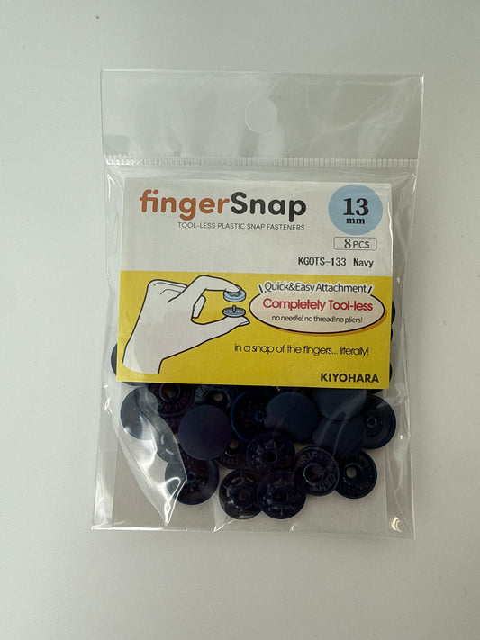 Tool-less Plastic Snaps, Navy