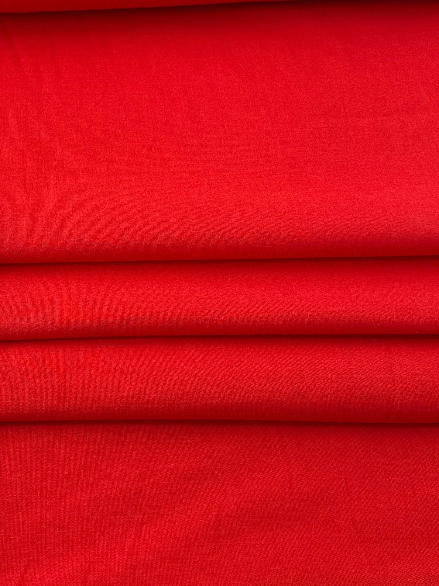 Cotton Voile - Tomato Red