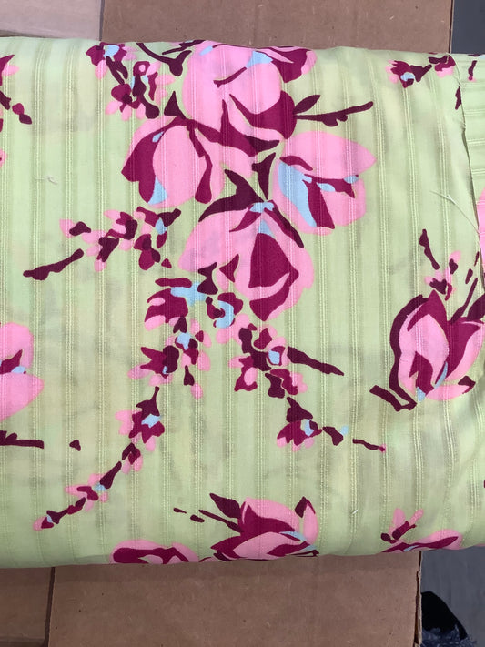 Cotton, Citron & Pink Floral