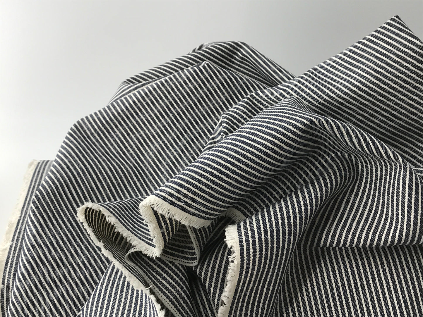 Japanese Denim, Cotton Ticking Stripe 8 oz