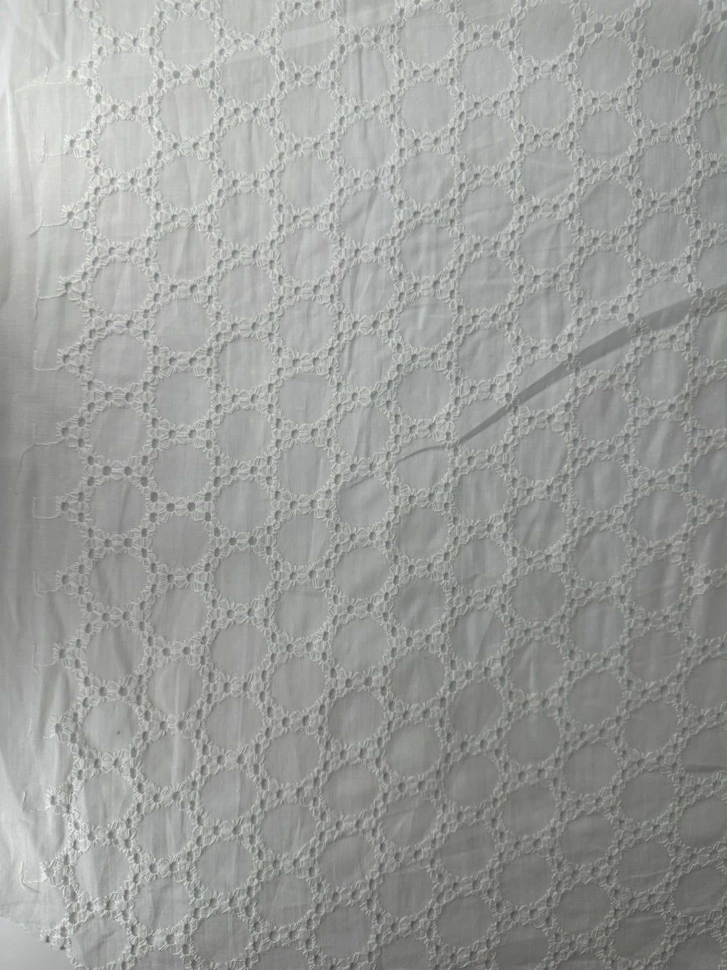 Cotton Eyelet, Circle Motif, 3.15 oz