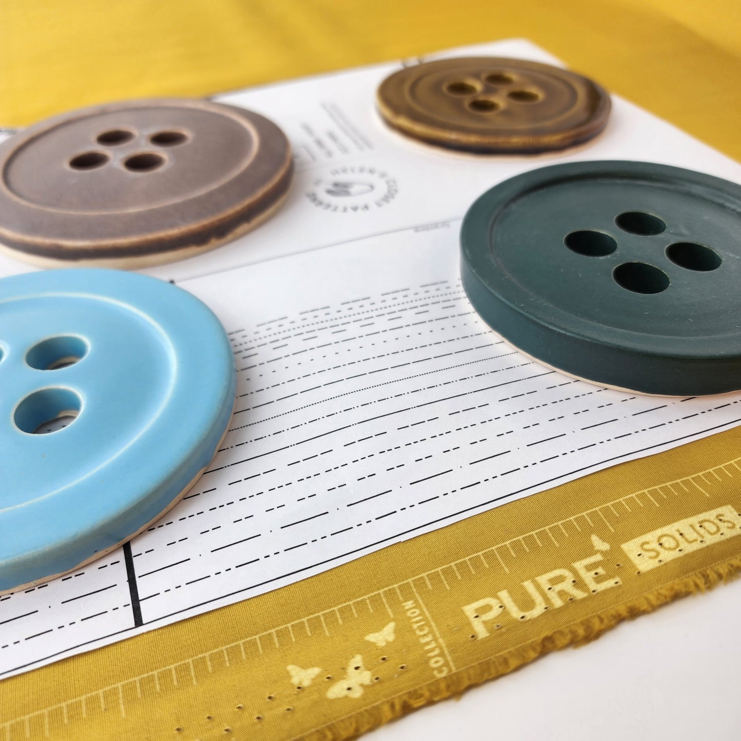 Ceramic Pattern Weights by Simple Ceramics.