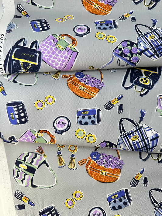 Kokka Cotton Oxford, Colore Et Noir - Bag