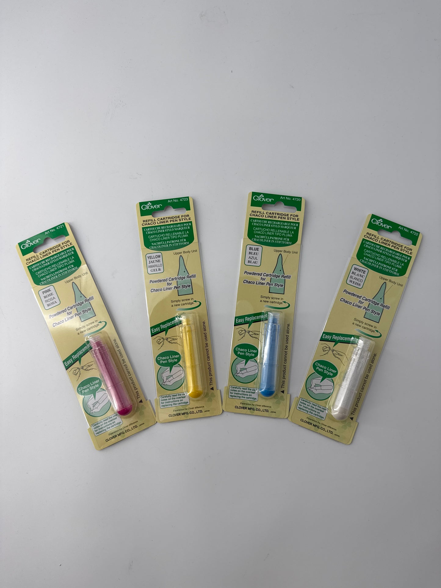 Chaco Liner Refill Cartridge, Pink-Yellow-Blue-White
