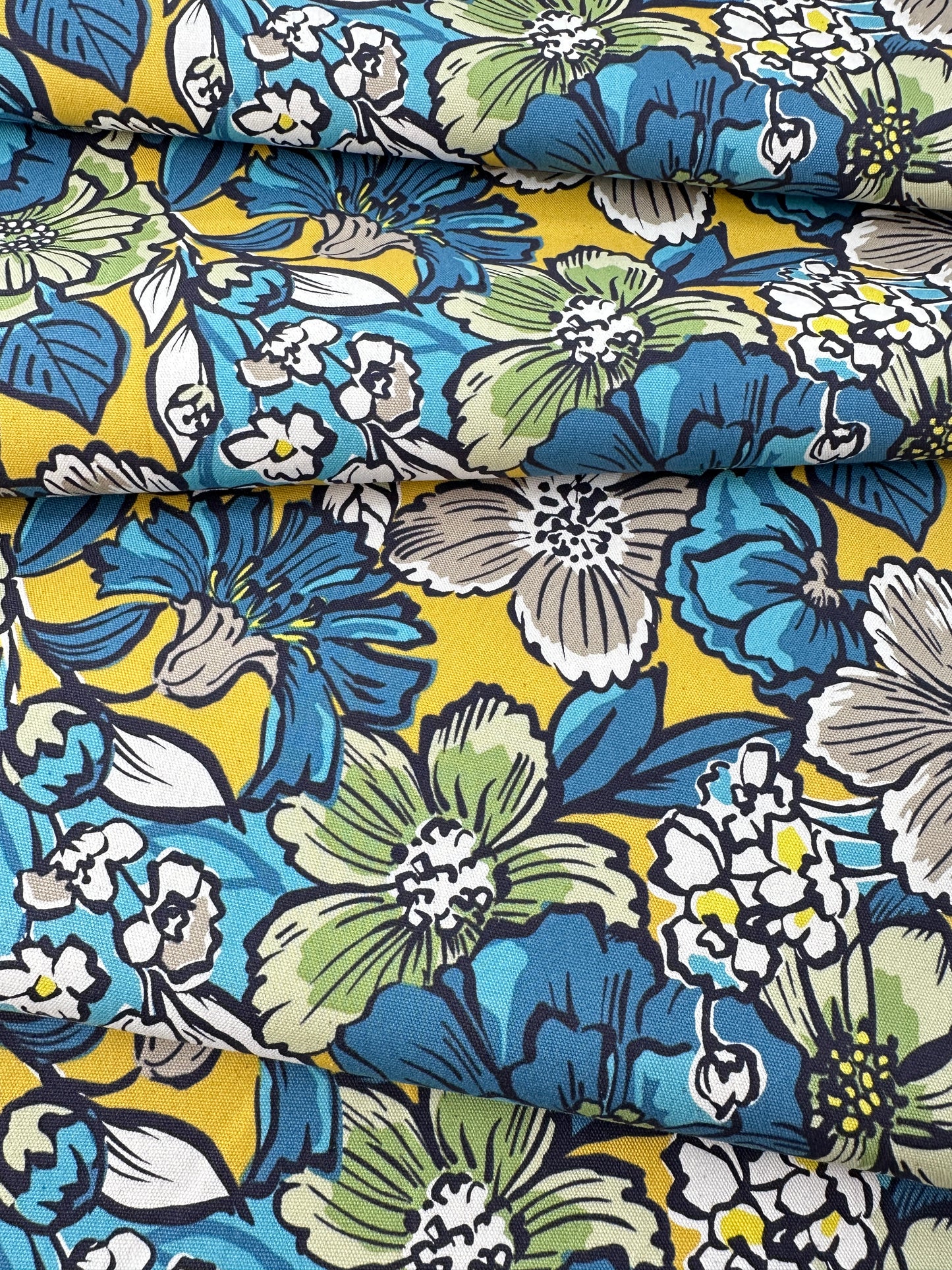 Japanese Cotton Oxford, Jambo - Big Flower