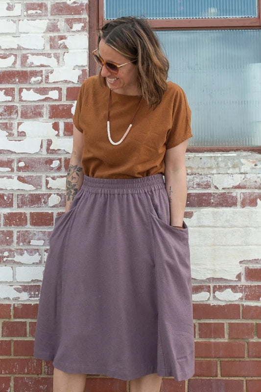 Sew Liberated Gypsum Skirt, Size 0-34