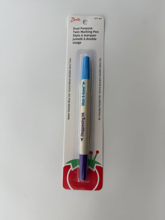 Dritz Dual Purpose Twin Marking Pen