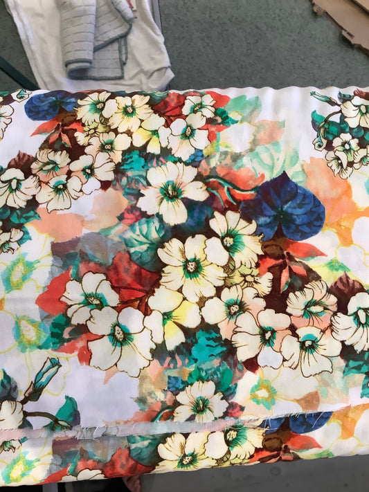 Floral Print Rayon