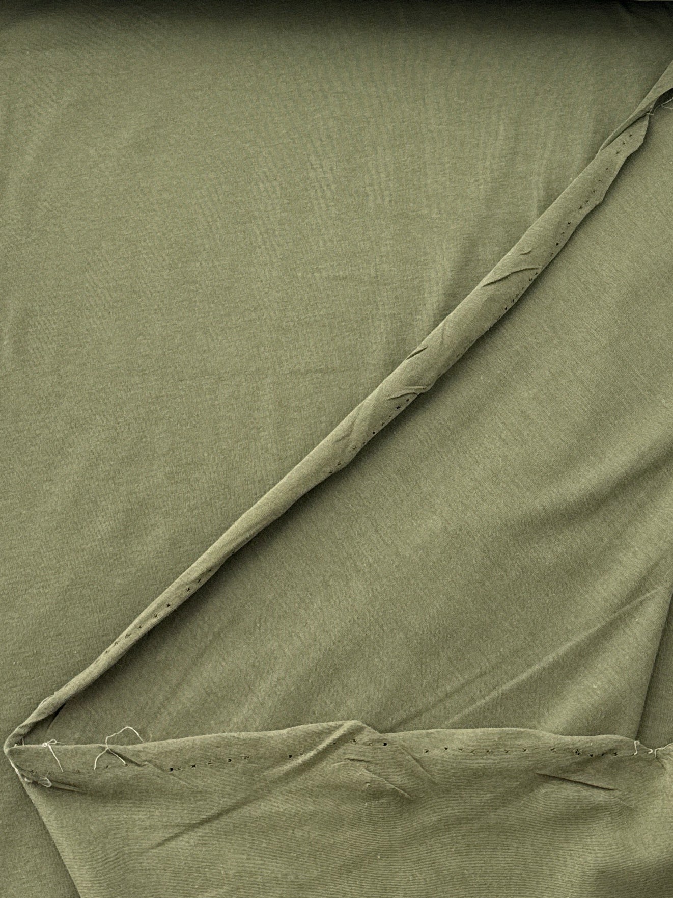 Rayon/Polyester/Spandex Single Jersey, 120 gsm - Olive