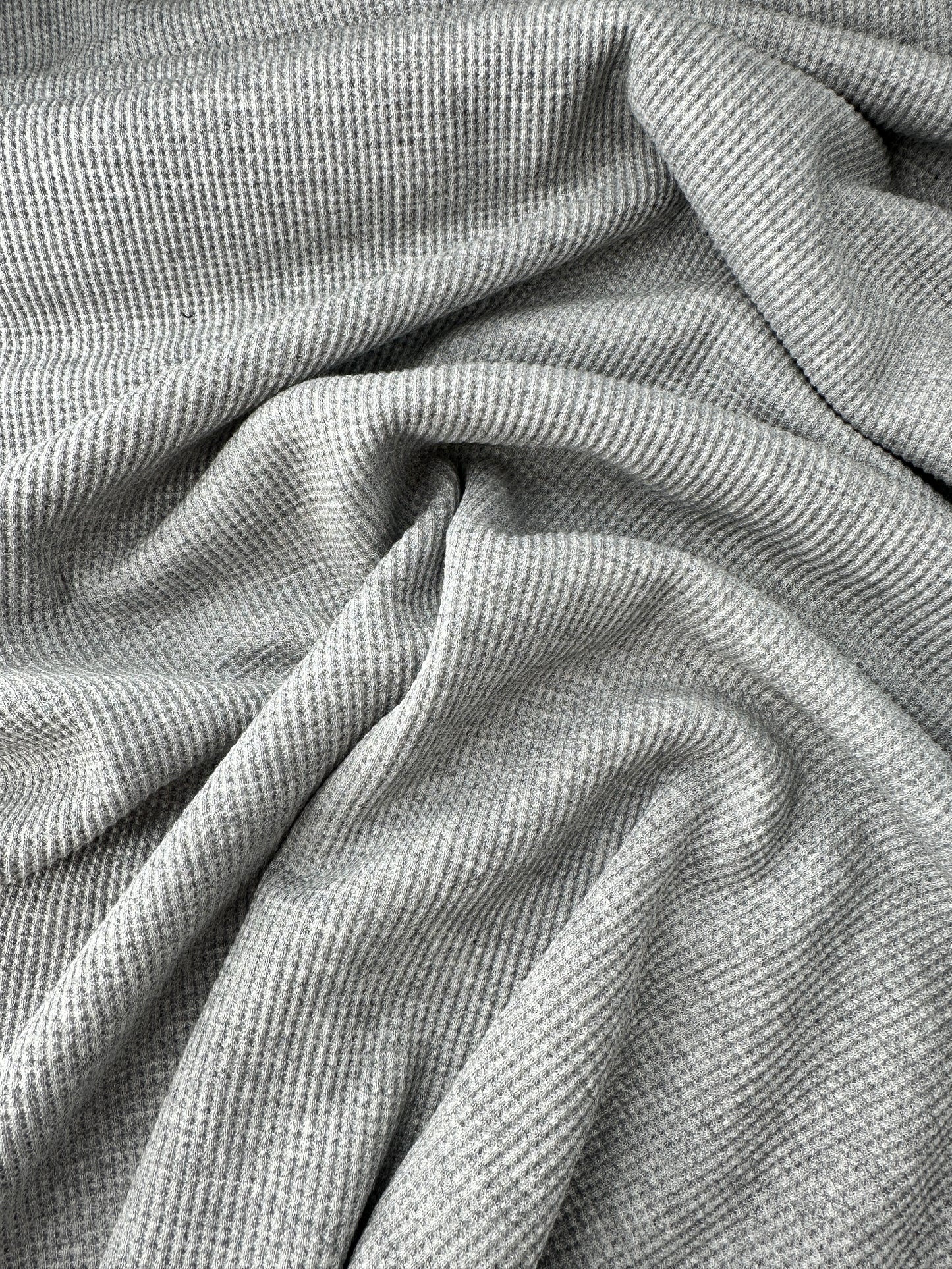 Cotton Thermal, Heather Gray, 235 gsm