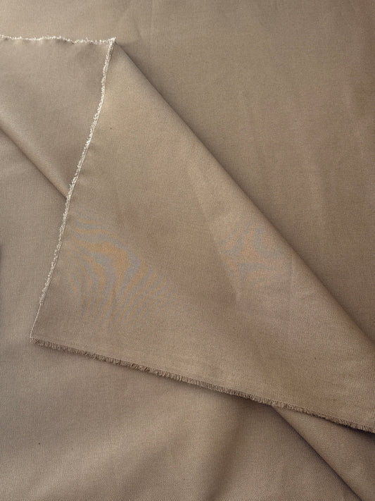 Cotton Canvas, Solid Color – Brown Butter