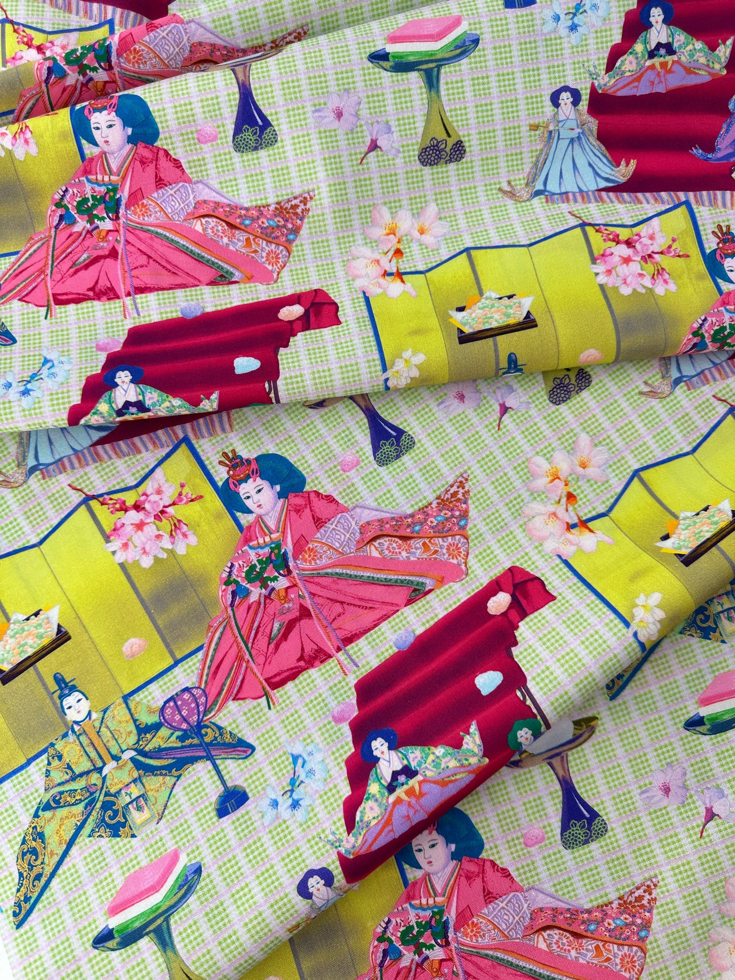 Japanese Cotton Sheeting, Digital Print - Ladies/Desserts
