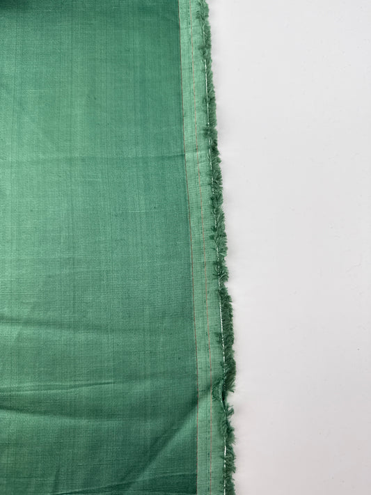 Linen/Viscose Plain Weave, Forest Green