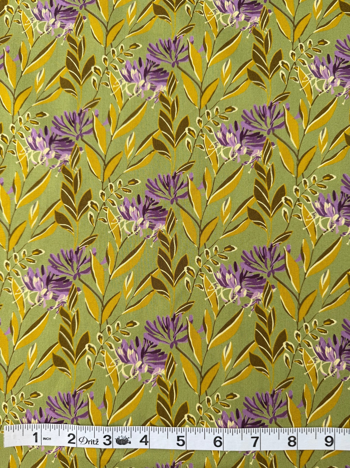 Sevenberry Cotton Poplin, Painted Botanicals