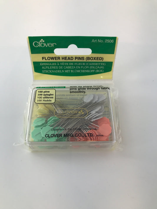 Pins, Flower Head, 2 1/8"