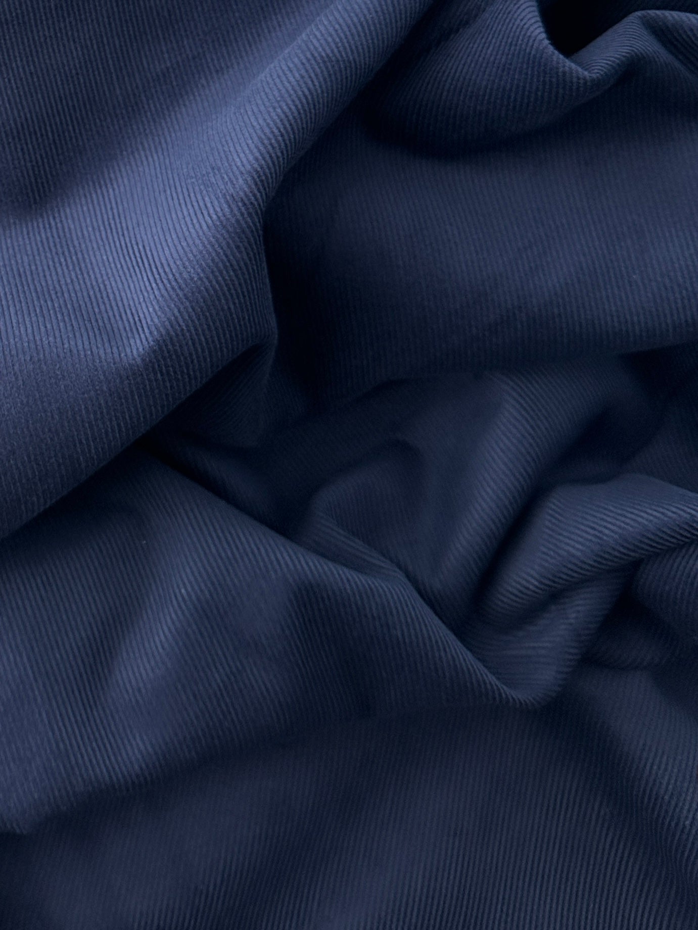 Corduroy, Cotton, 16 wale, Navy