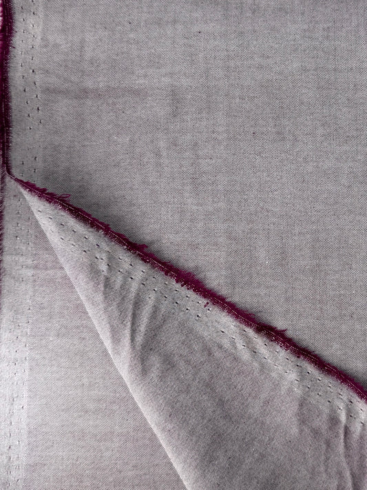 Cotton Chambray, Cherry