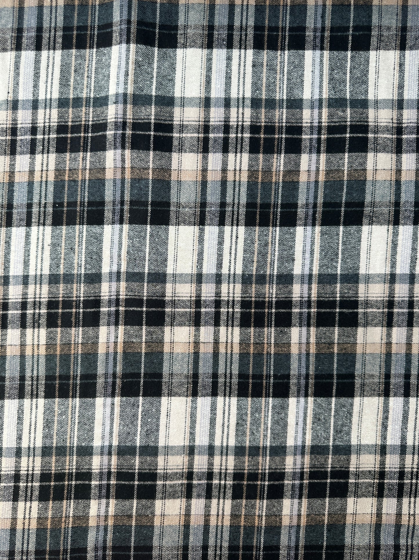 Cotton Flannel Yarn Dye, Plaid