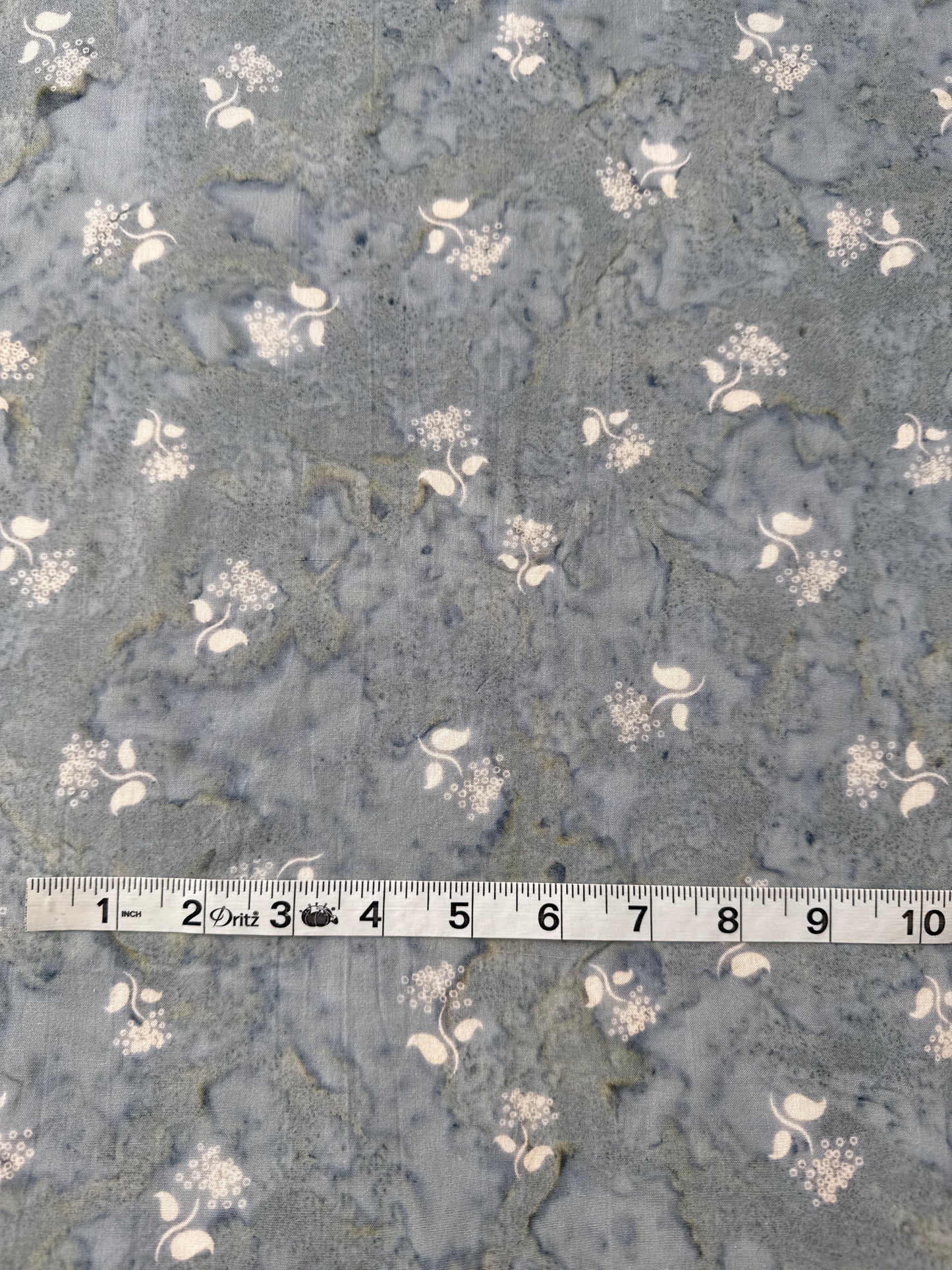Rayon Challis, Watercolor Blossoms