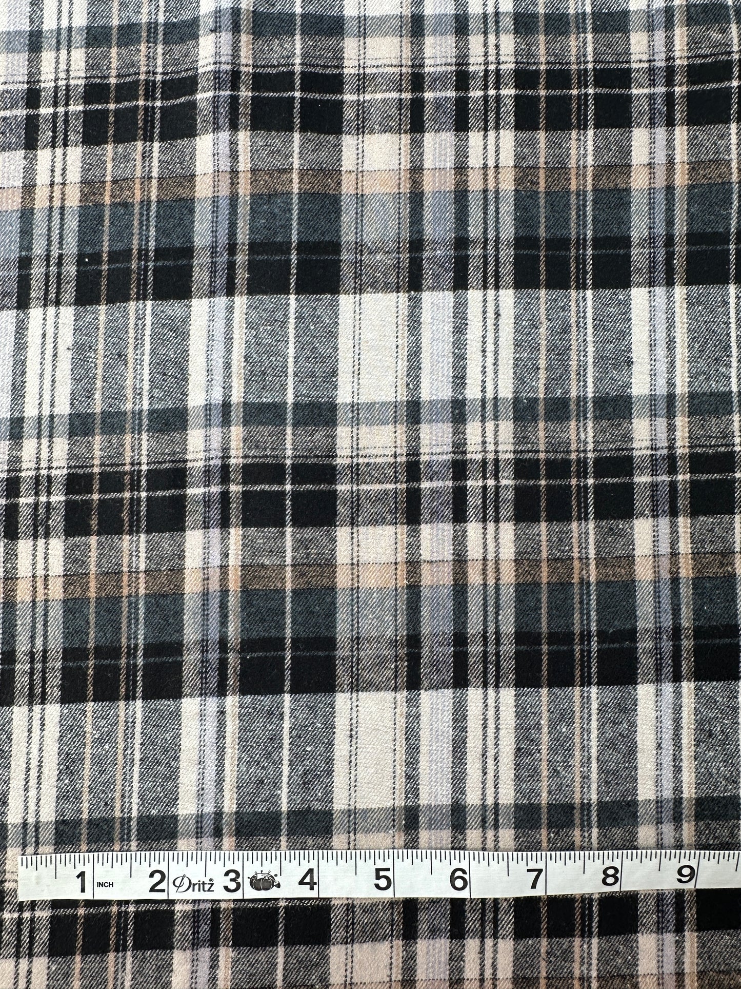 Cotton Flannel Yarn Dye, Plaid
