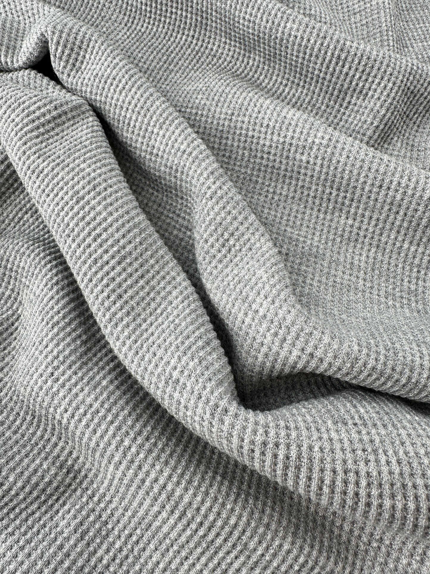 Cotton Thermal, Heather Gray, 235 gsm