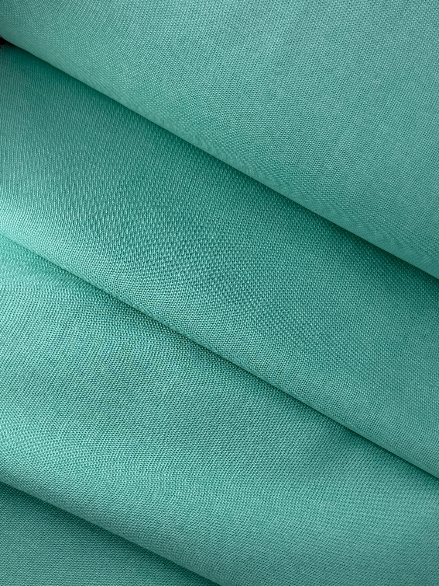 Cotton Chambray, Aqua
