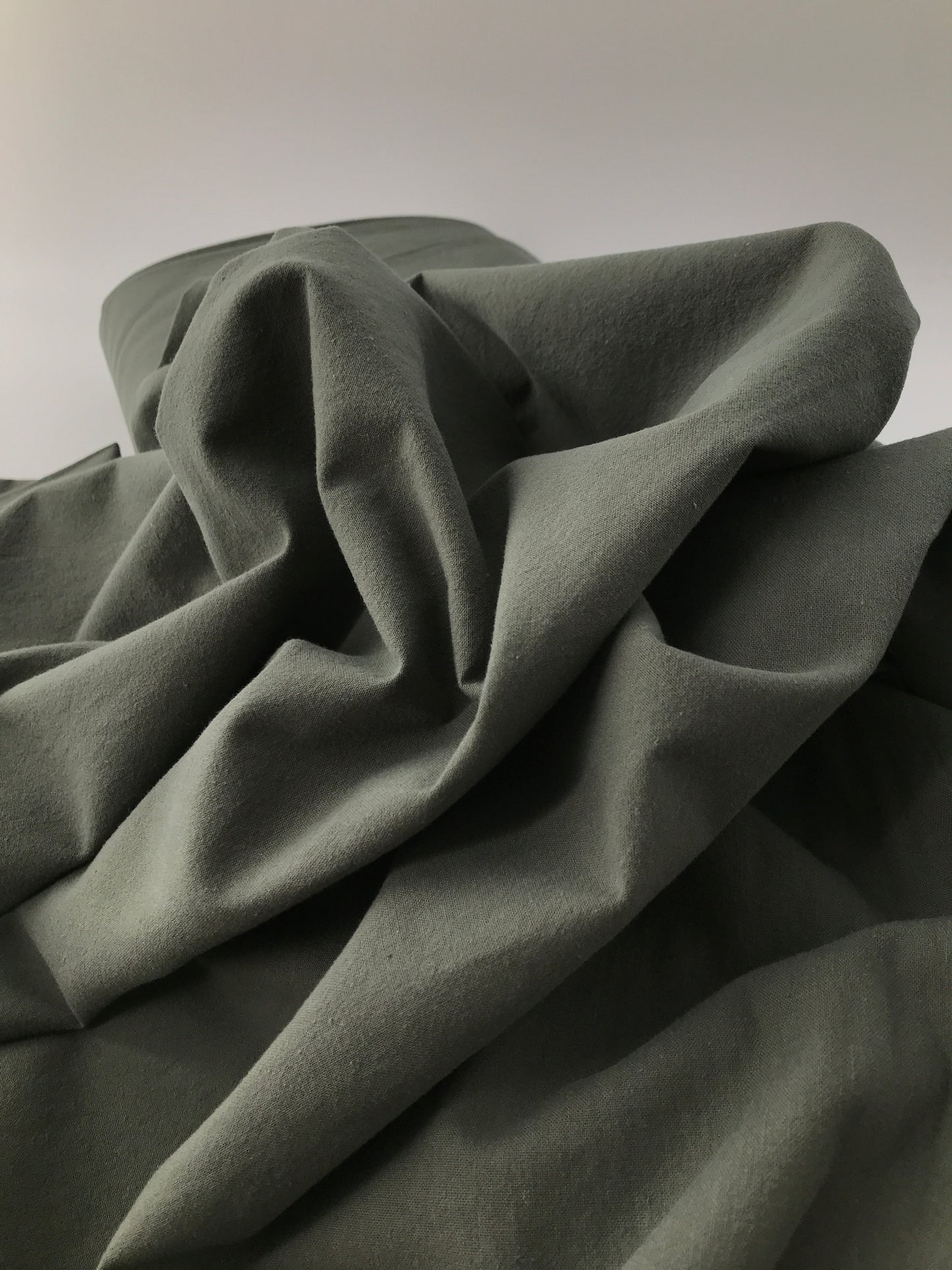 Cotton Sheeting, Sand-Washed Finish, Solids – Black