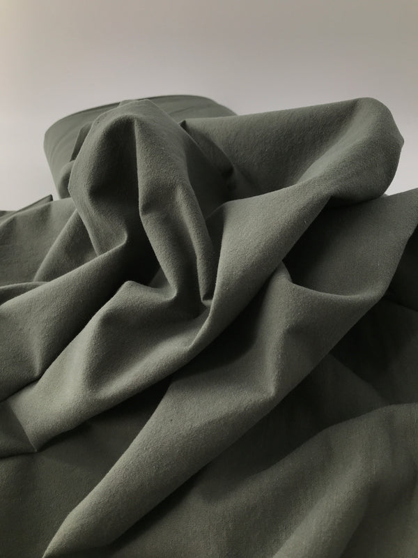 Cotton Sheeting, Sand-Washed Finish, Solids – Black