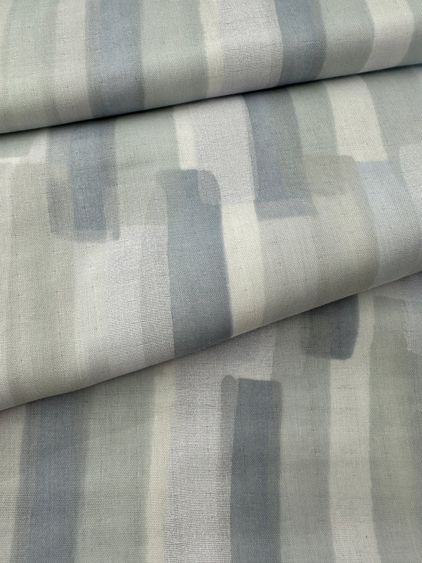 nani IRO Organic Cotton Double Gauze, Brushstrokes Blue