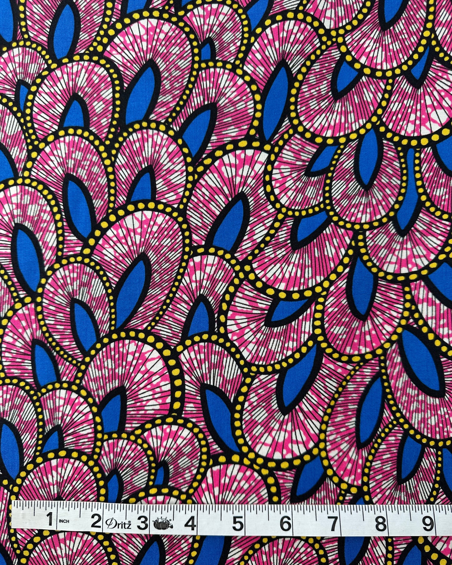 Japanese Cotton Sheeting, African Style Prints – Cobalt