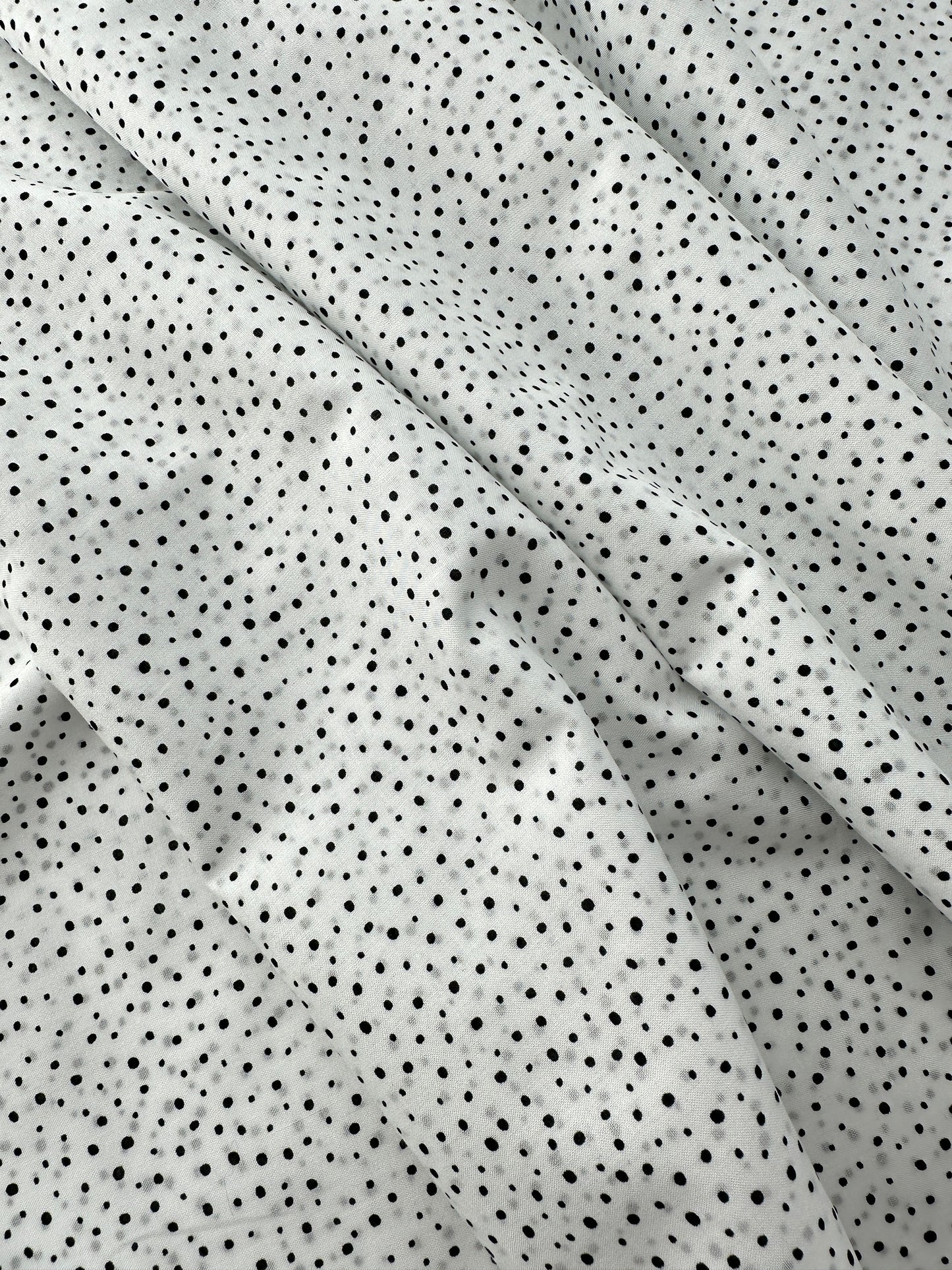 Sevenberry Cotton Lawn, Dots & Stripes - White