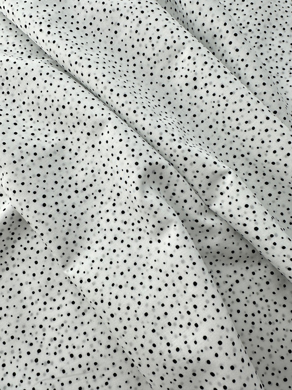 Sevenberry Cotton Lawn, Dots & Stripes - White