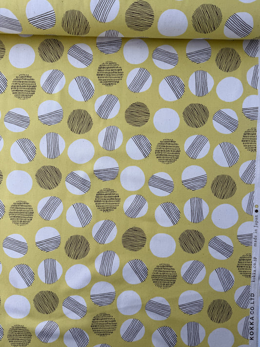 Kokka Cotton Oxford, Simply Palette Polka Dots