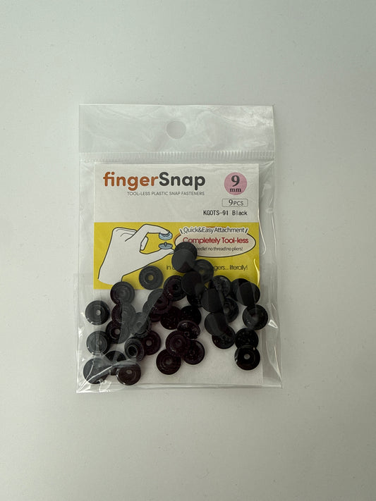 Tool-less Plastic Snaps, Black