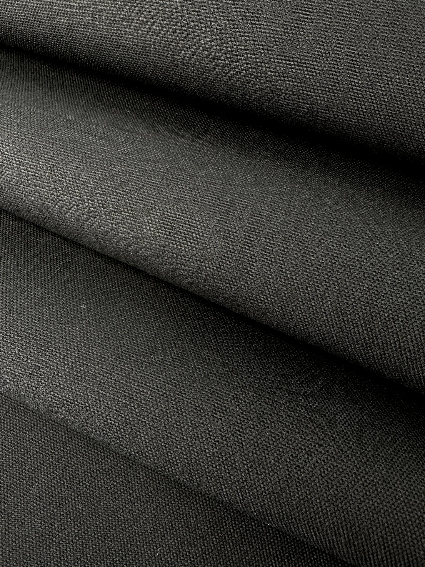 Cotton Canvas, Solid – Black